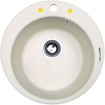 Превью картинка Гранитная мойка Zigmund & Shtain KREIS 480 Индийская ваниль #1