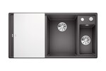 Превью картинка Гранитная мойка Blanсo AXIA III 6 S SILGRANIT PuraDur антрацит чаша справа, доска стекло c кл.-авт. InFino #9