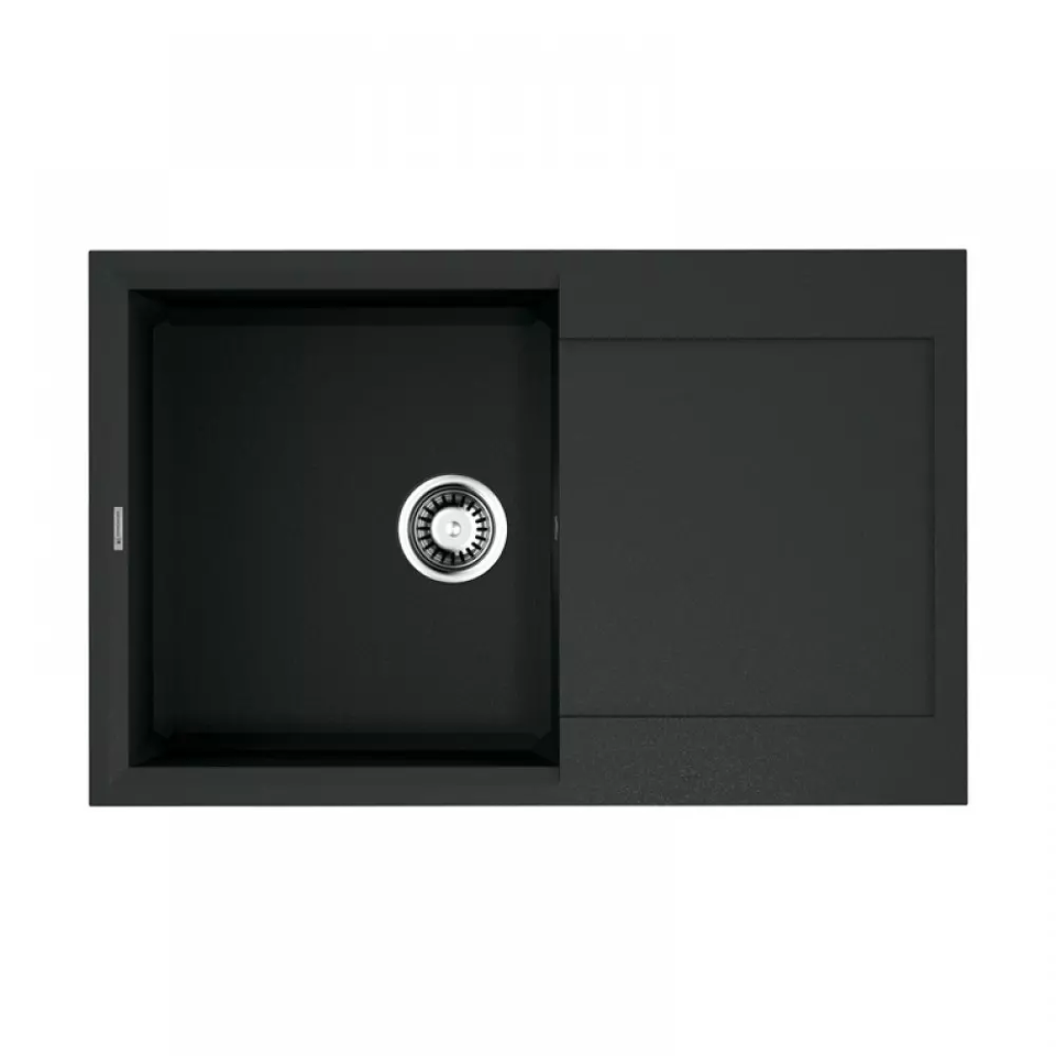 Фото Гранитная мойка Omoikiri Sakaime 79-BL Tetogranit/черный