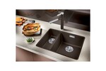 Превью картинка Гранитная мойка Blanсo SUBLINE 340/160-U SILGRANIT PuraDur белый (чаша справа) с отв.арм. InFino #2