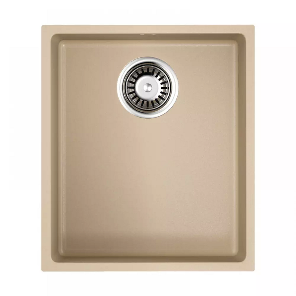 Фото Гранитная мойка Omoikiri Bosen 38-U-CH Tetogranit/шампань