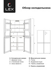 Превью картинка  Холодильник side by side Lex LCD450BlXOrID #9