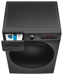 Превью картинка Стиральная машина с фронтальной загрузкой Meferi MFW091216GR ULTRA #10