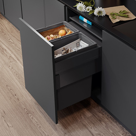 Картинка Vauth-Sagel Система сортировки ENVI SPACE XX PRO 88 л, выдвижной фасад 600 мм, антрацит