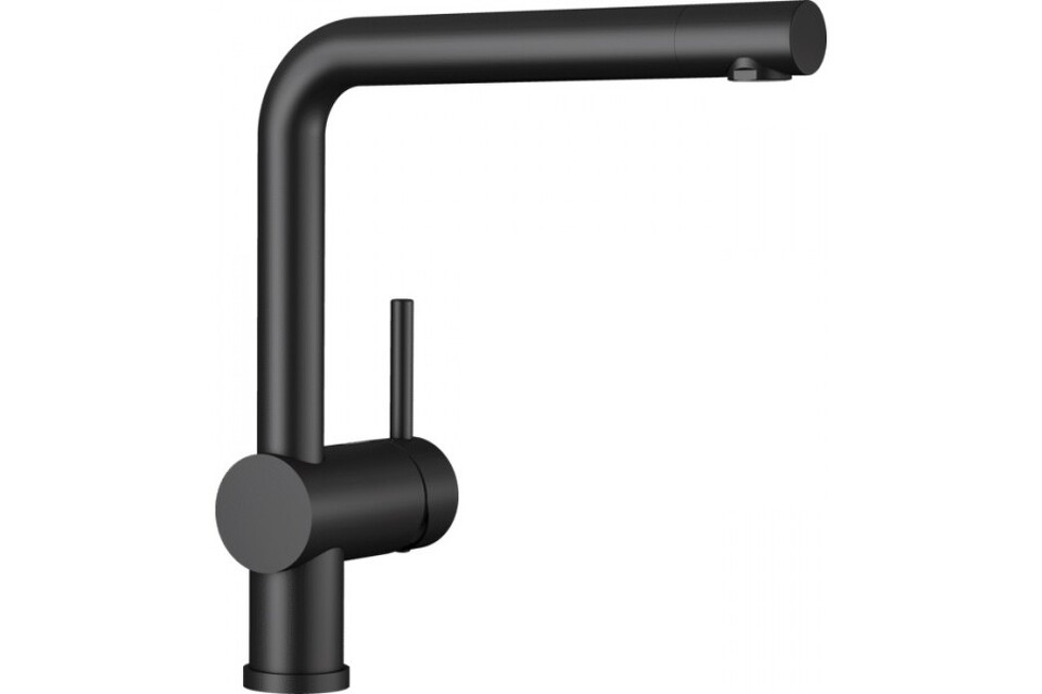 Фото Смеситель для кухни Blanсo LINUS матовый черный