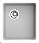 Превью картинка Кварцевая мойка Rivelato BERKANA 35 подст.монтаж 1-чаш 415*455 brina #1
