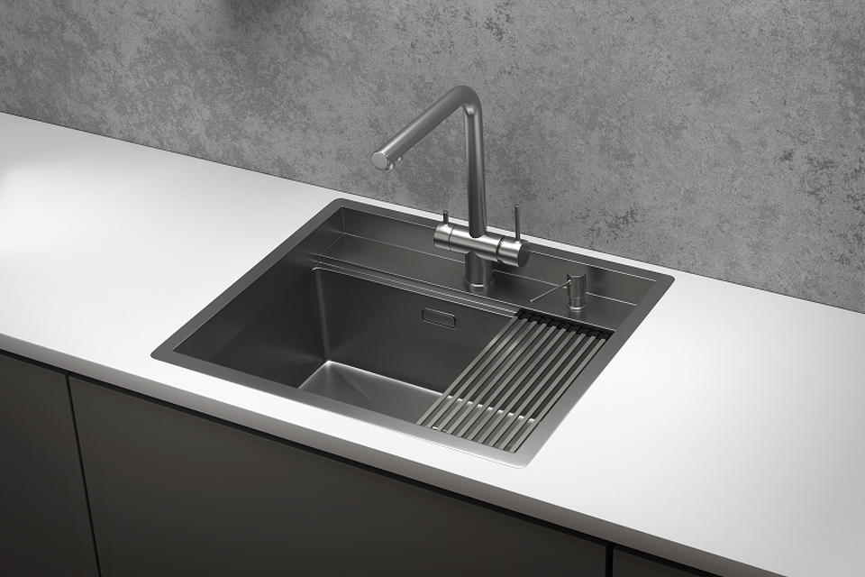Фото Металлическая мойка GRANULA 6051, СТАЛЬ САТИН