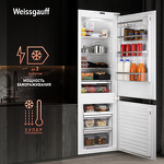 Превью картинка Встраиваемый холодильник с морозильной камерой Weissgauff WRKI 178 V NoFrost #5