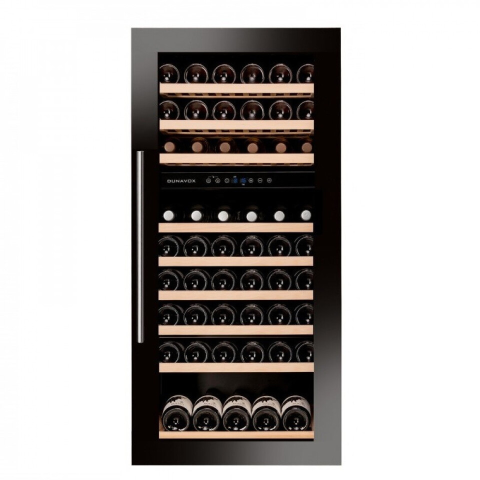 Фото Шкаф винный встраиваемый Винный холодильник (шкаф) компрессорный Dunavox DAB-89.215DВ