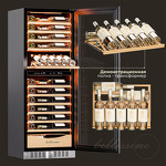 Превью картинка Шкаф винный  Meyvel Винный холодильник (шкаф) компрессорный MEYVEL MV95-KST2 (Slim) #21