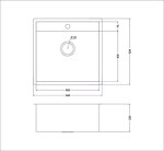 Превью картинка Металлическая мойка EMAR OL-F121X #7