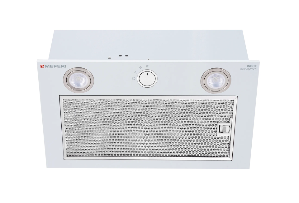 Фото Полновстраиваемая вытяжка Meferi INBOX52WH PUSH COMFORT