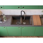 Превью картинка Смеситель для кухни Omoikiri Akita-S-IB латунь/indigo blue #2