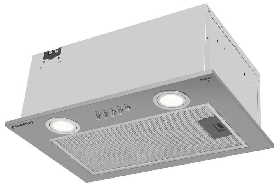 Фото Полновстраиваемая вытяжка Meferi INBOX45IX LIGHT