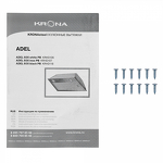 Превью картинка Полновстраиваемая вытяжка KRONA ADEL 600 BLACK PB #11