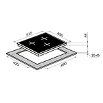 Превью картинка Электрическая варочная панель Maunfeld EVCE.453.D-BK #7