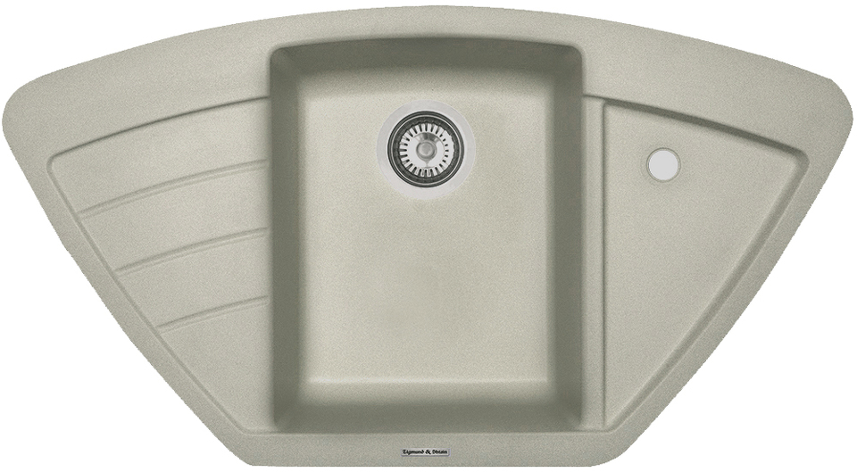 Фото Гранитная мойка Zigmund & Shtain ECKIG 900 Речной песок