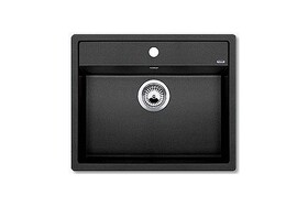 Картинка Blanсo DALAGO 6-F SILGRANIT PuraDur антрацит с клапаном-автоматом