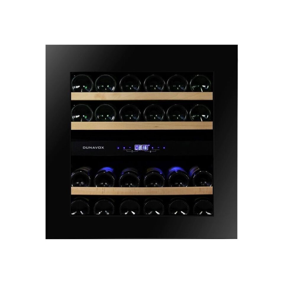 Фото Шкаф винный встраиваемый Винный холодильник (шкаф) компрессорный Dunavox 25 бут DAB-25.62DB.ТО
