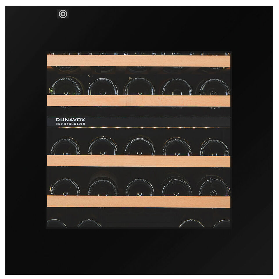 Фото Шкаф винный встраиваемый Винный холодильник (шкаф) компрессорный Dunavox DXB-26.69DB.TO