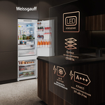 Превью картинка Встраиваемый холодильник с морозильной камерой Weissgauff WRKI 1970 Total NoFrost Inverter Premium EcoFresh Inox #26
