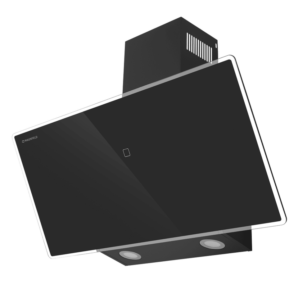 Фото Наклонная вытяжка Maunfeld EAGLE 850 90 Glass Black