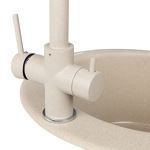 Превью картинка Смеситель для кухни Zigmund & Shtain ES 0400 бежевый #2