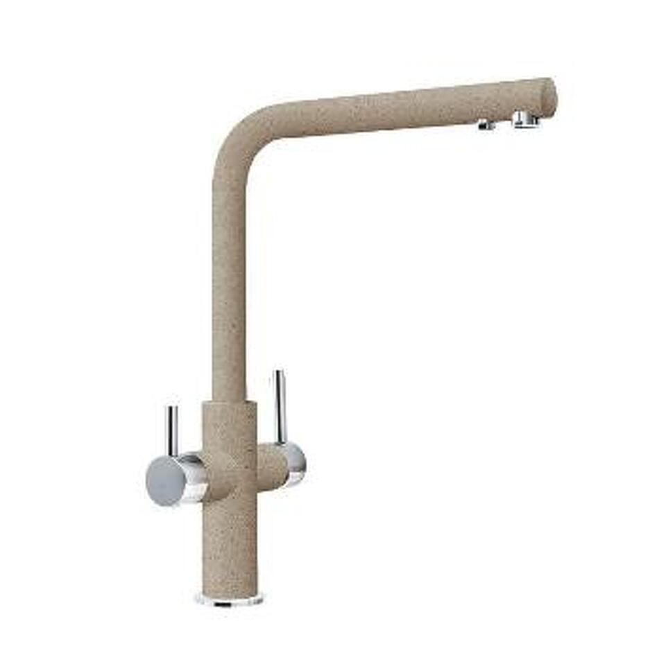 Фото Смеситель для кухни Franke Neptune Clear Water миндаль