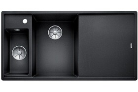 Картинка Blanсo BLANCO AXIA III 6 S антрацит чаша слева, доска стекло c кл.-авт. InFino®