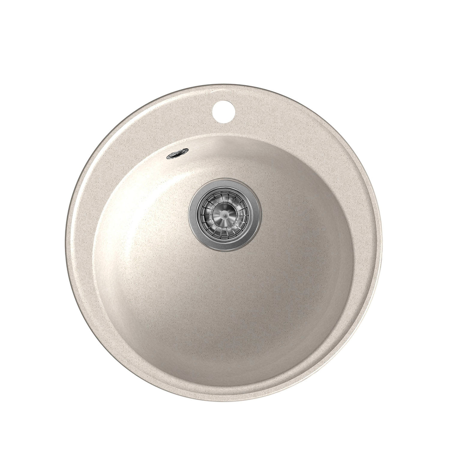 Фото Кварцевая мойка Lex LUGANO 480 WHITE кварцевая мойка