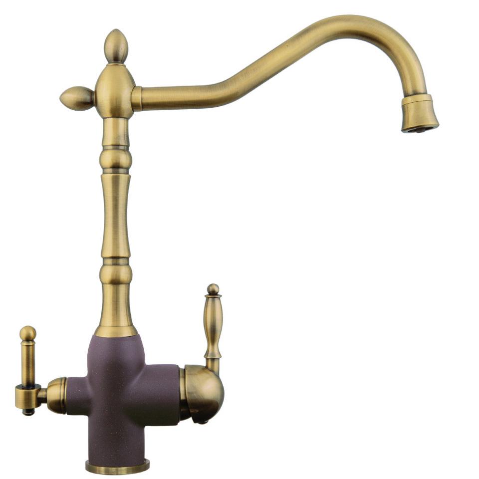 Фото Смеситель для кухни Zigmund & Shtain ZS 1900B Швейцарский шоколад