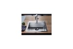 Превью картинка Металлическая мойка Blanсo CLARON 700-IF/A нерж.сталь Durinox с отв. арм. InFino #2
