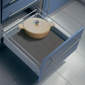 Картинка Duslar Коврик CUBA противоскользящий, длина 20 000 мм, ширина 474 мм, толщина 1.1 мм, антрацит