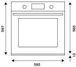 Превью картинка Электрический духовой шкаф Bertazzoni F6011PROPTN/23 #4