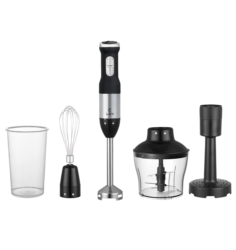 Фото Блендер  Lex LX 10012-3, блендер ручной (черный)