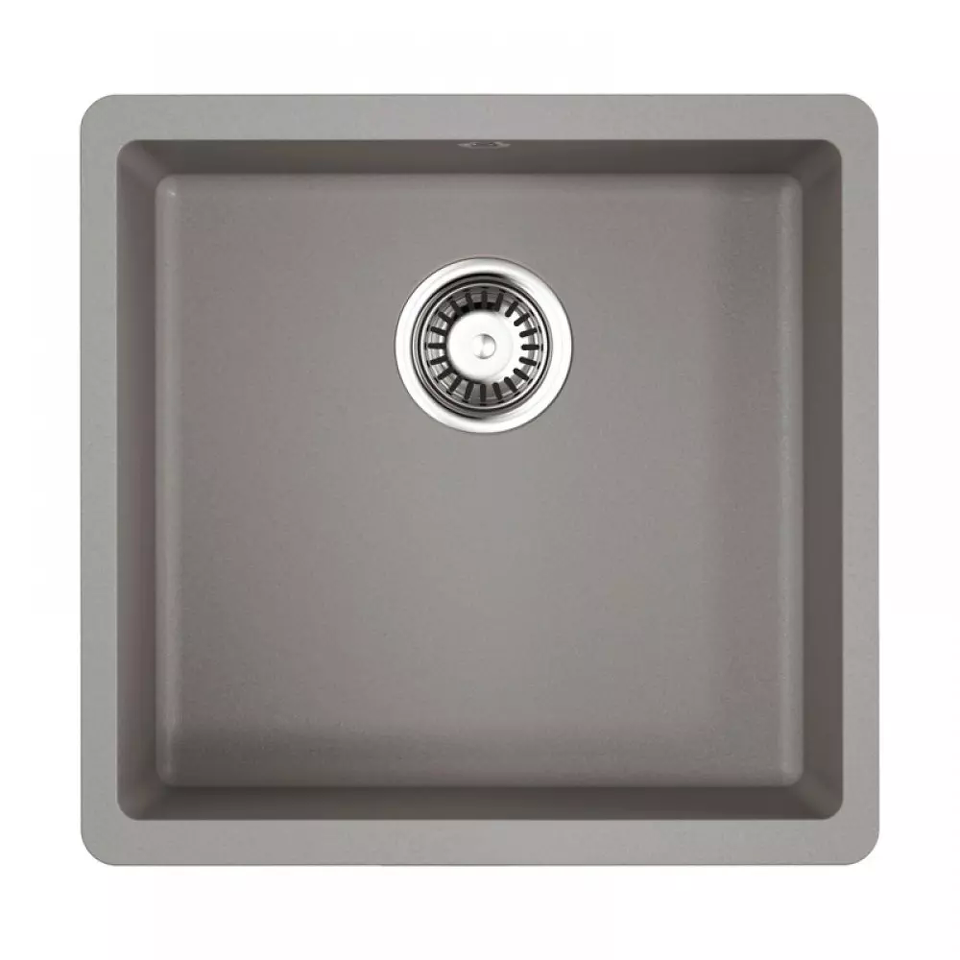Фото Гранитная мойка Omoikiri Kata 44-U-GR Artgranit/leningrad grey