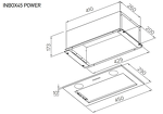 Превью картинка Полновстраиваемая вытяжка Meferi INBOX45WH POWER #2