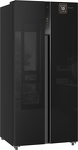 Превью картинка  Холодильник side by side Weissgauff WSBS 500 Inverter NoFrost Black Glass #13