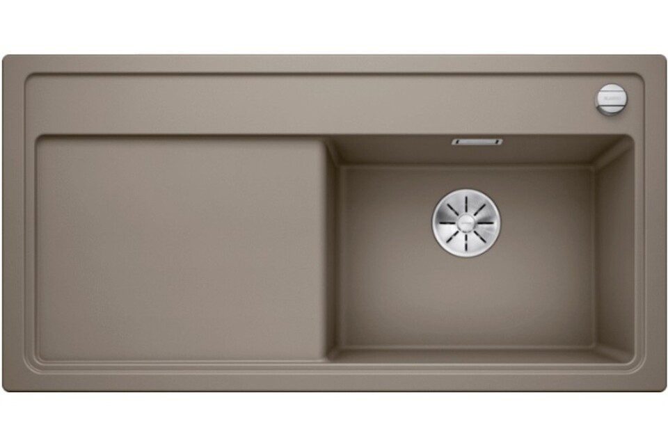 Фото Гранитная мойка Blanсo BLANCO ZENAR XL 6S (чаша справа) SILGRANIT серый беж с кл.-авт. InFino