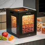 Превью картинка Сушилка для овощей и фруктов Дегидратор Meyvel MDH12-2S (Black) #3