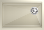 Превью картинка Гранитная мойка Rivelato LINO 654-R 1-чаш 650*440 beige scuro #1