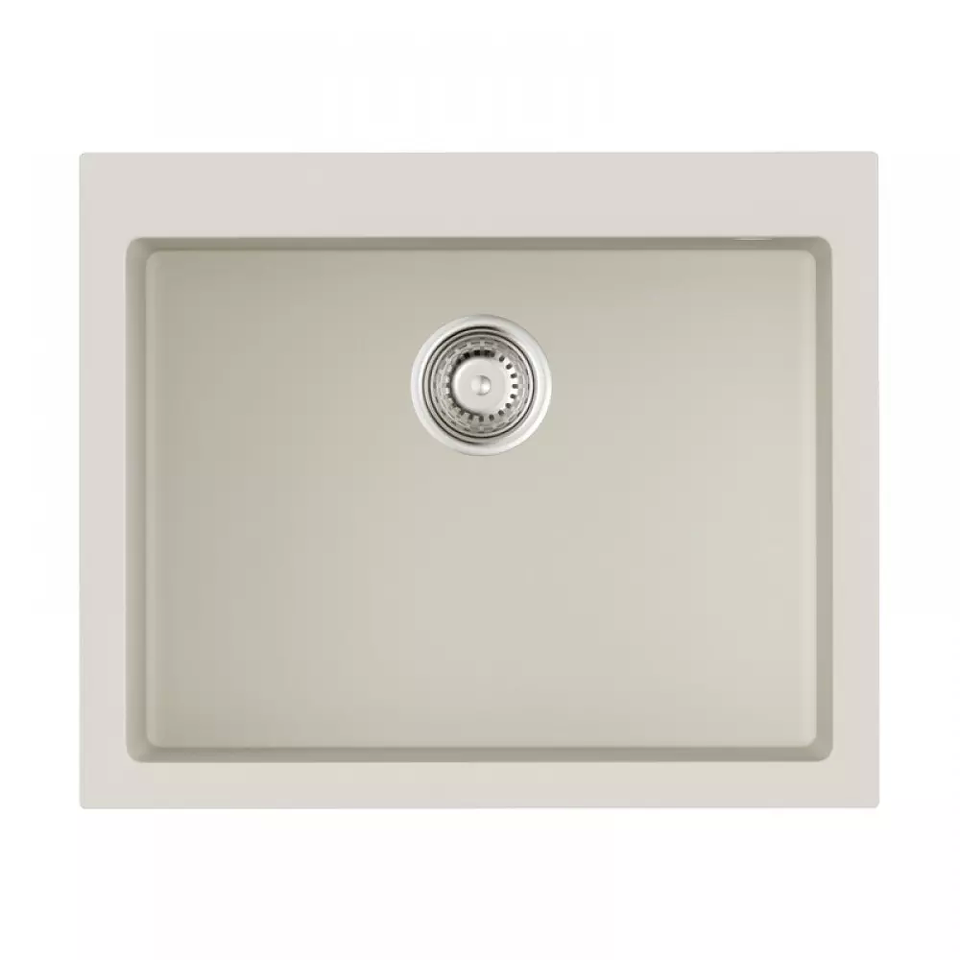 Фото Гранитная мойка Omoikiri Bosen 61-WH Tetogranit/белый