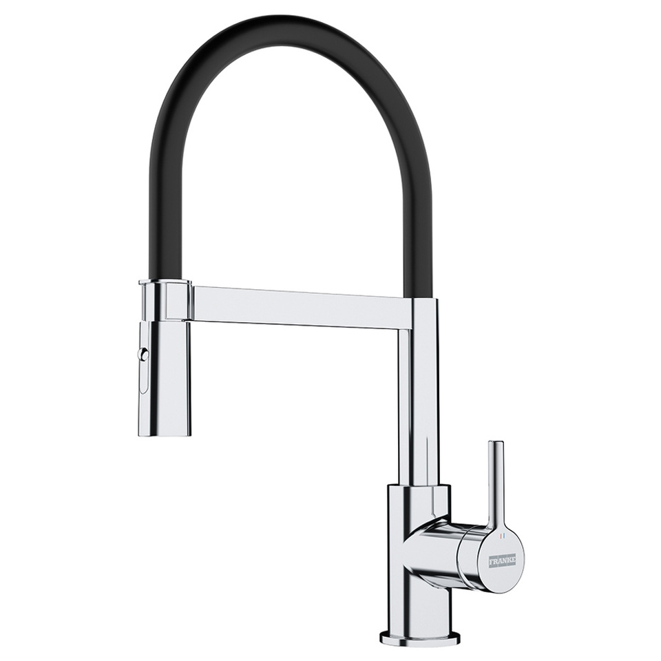 Фото Смеситель для кухни Franke Lina Semi-pro xром/черный