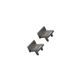 Картинка Duslar Комплект заглушек для профиля DLIGHT RUT, антрацит