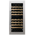 Превью картинка Шкаф винный встраиваемый Винный холодильник (шкаф) компрессорный Dunavox DVS-70.185DSS #1
