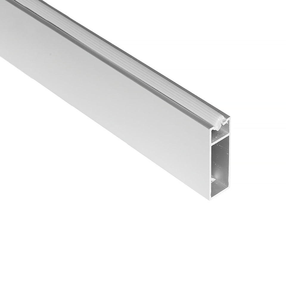 Фото Duslar Штанга прямоугольная REKS для одежды, длина 3000 мм, алюминий