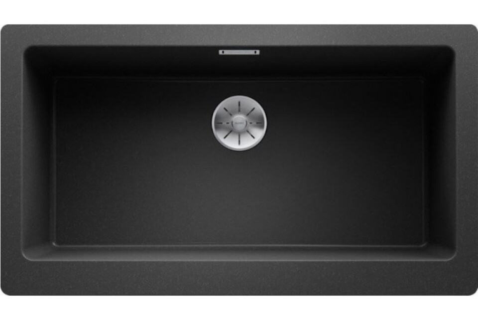 Фото Гранитная мойка Blanсo VINTERA XL 9-UF SILGRANIT антрацит
