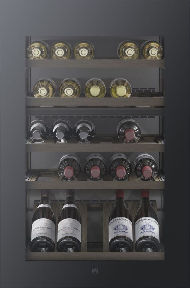 Фото Шкаф винный встраиваемый V-ZUG WineCooler V4000 90 WC4T-51102 R черное стекло