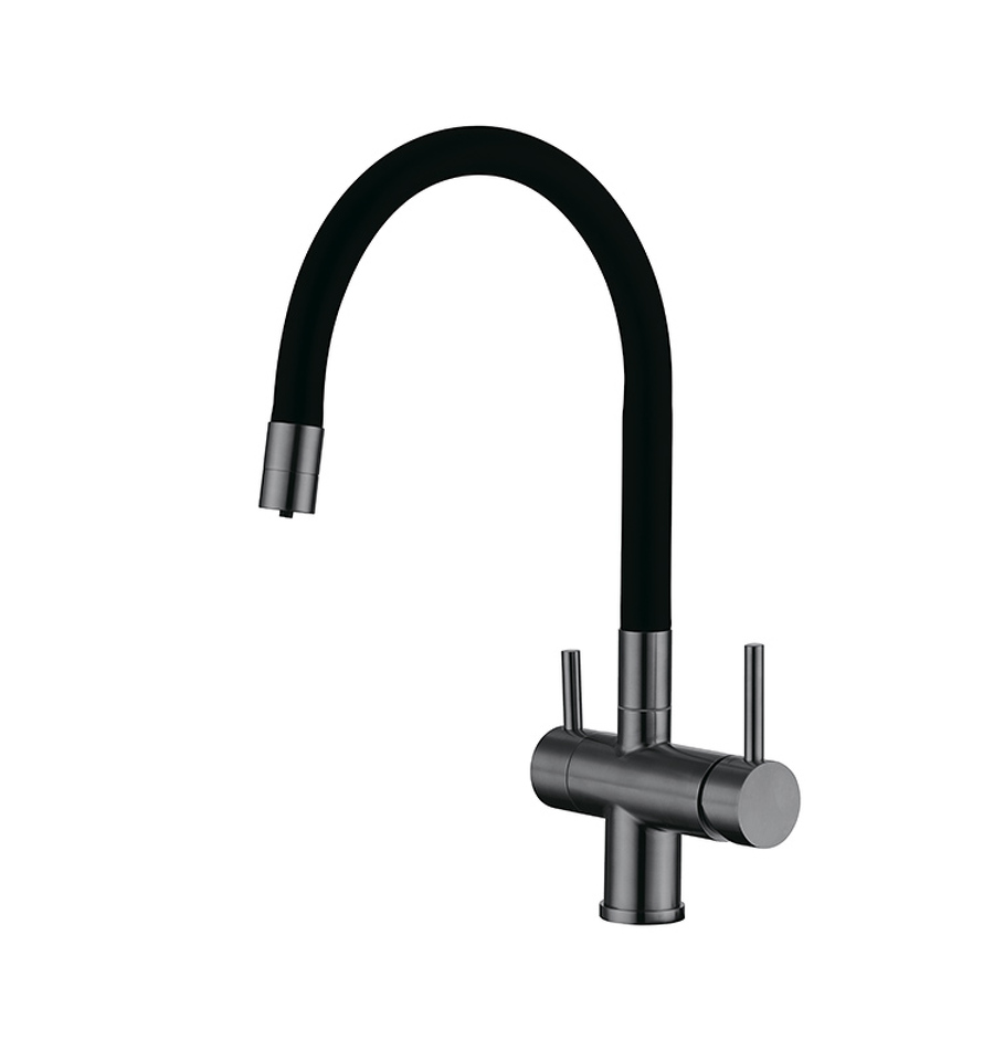 Фото Смеситель для кухни EMAR ЕС - 3015 PVD Dark