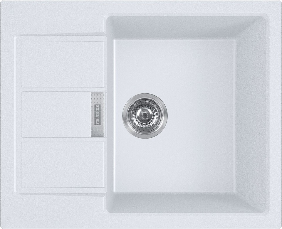 Фото Гранитная мойка Franke SIRIUS S2D 611-62/500 белый